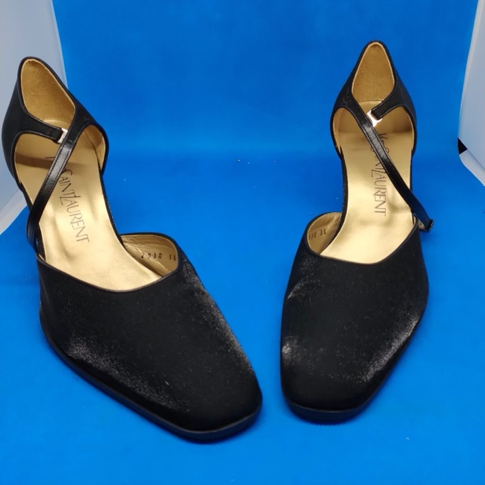 Yvesβ Saint Laurent Black Heels 36EU/6US - Picture 1 of 4